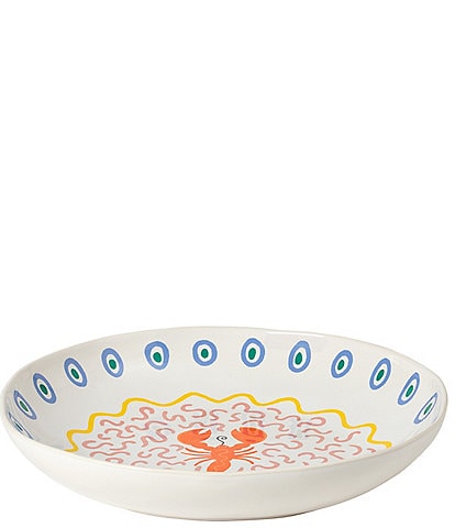 Costa Nova Summer Bliss Collection Lobster Low Serving Bowl
