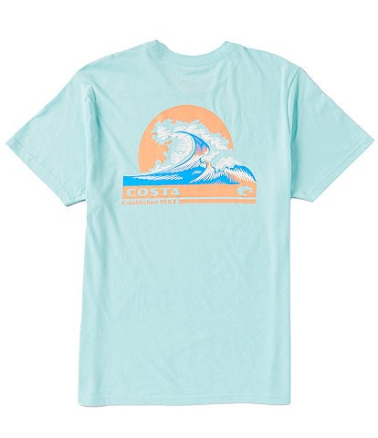 Costa Short Sleeve Freedom Bass Graphic T-Shirt