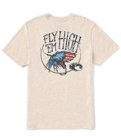 Costa Short Sleeve Freedom Fly Americana T-Shirt