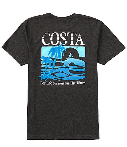 Costa Short Sleeve Gnarly Beach Heathered T-Shirt