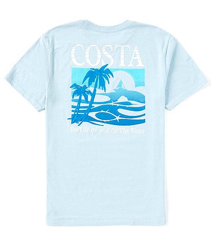 Costa Short Sleeve Gnarly Beach Graphic T-Shirt