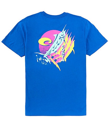 Costa Short Sleeve Rad Marlin Graphic T-Shirt