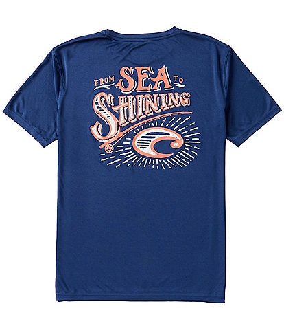 Costa Short Sleeve Tech Freedom Sea Americana T-Shirt