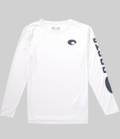 Costa Tech Core Long Sleeve Performance Rashguard Crew Shirt