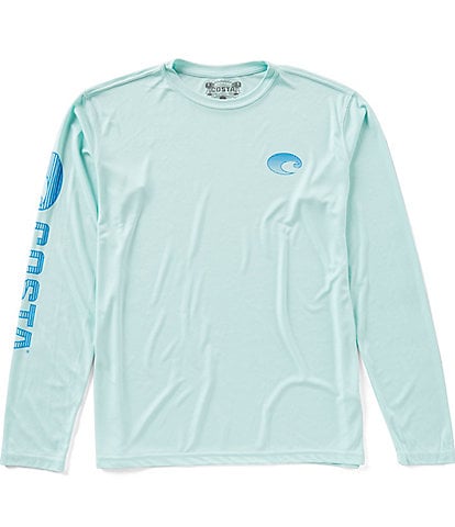 Costa Tech Core Long Sleeve Performance Rashguard Crew Shirt