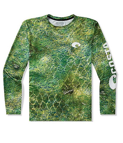 Costa Tech Mossy Oak® Coastal Long-Sleeve UPF Rashguard T-Shirt