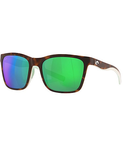 Costa Women's 6S9037 Panga Tortoise 56mm Square Polarized Sunglasses