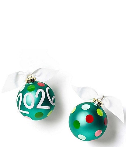 Coton Colors 2026 Dotted Glass Ornament
