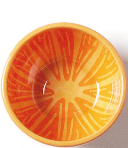 Coton Colors Citrus Orange Appetizer Bowl