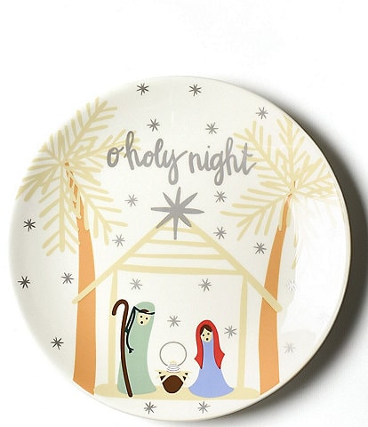 Coton Colors Fair Skin O Holy Night in Color Salad Plate, Set of 4