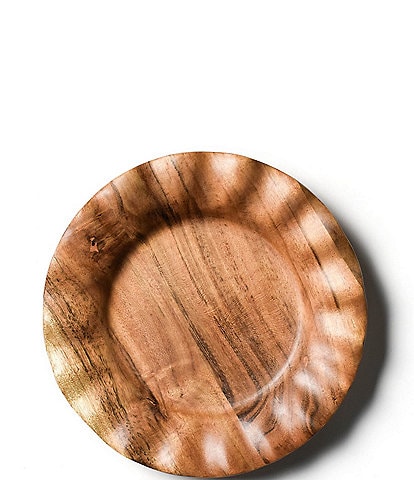 Coton Colors Harvest Fundamental Wood 8#double; Ruffle Salad Plate