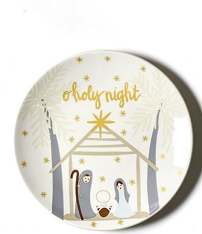 Coton Colors O'Holy Night Salad Plate Fair Skin, Set of 4