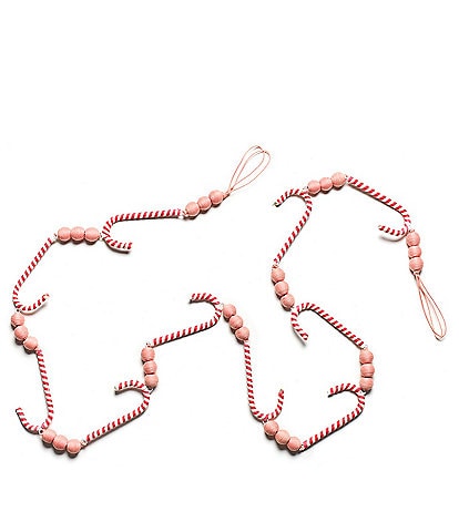 Coton Colors Red Candy Cane Garland
