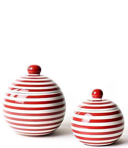 Coton Colors Red Stripe Lollipop Jar Set
