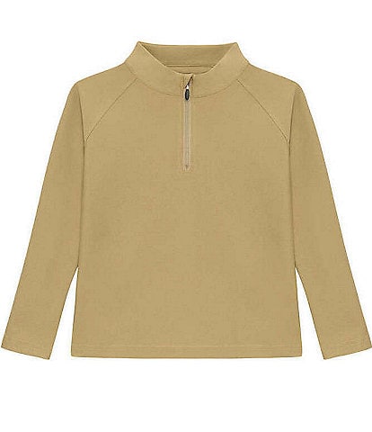  Boys Long Sleeve Quarter Zip Pullover