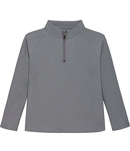 Courtside Kids Boys Long Sleeve Quarter Zip Pullover