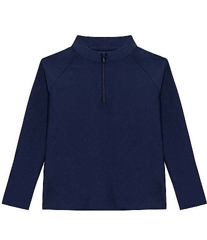 Courtside Kids Big Boys Long Sleeve Quarter Zip Pullover