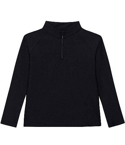Courtside Kids Big Boys Long Sleeve Quarter Zip Pullover