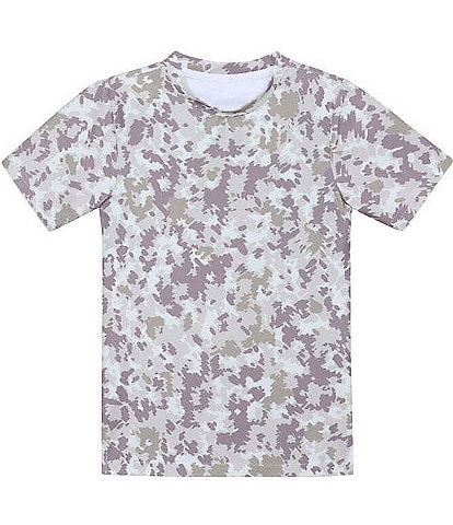 Courtside Kids Boys Short Sleeve Camo Practice Shirt