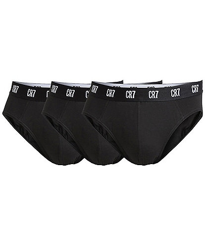 CR7 3.5#double; Inseam Cotton Blend Briefs 3-Pack