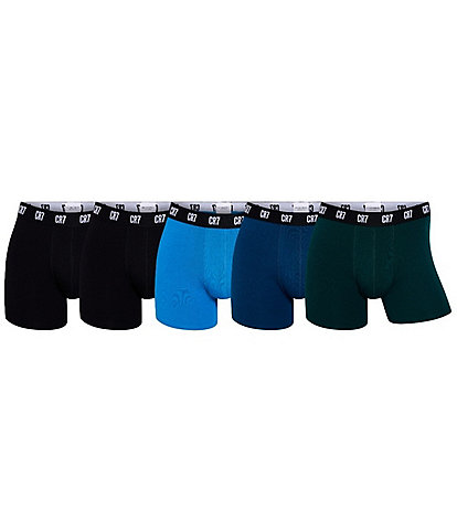 CR7 Bamboo 5.5#double; Inseam Boxer Briefs 5-Pack