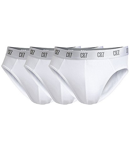 CR7 Basic Cotton Blend Briefs 3-Pack