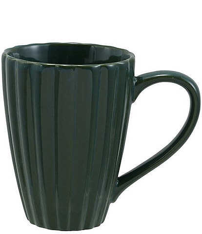 Creative Co Op 14-oz. Stoneware Ribbed Mug with Reactive Glaze, Set of 4