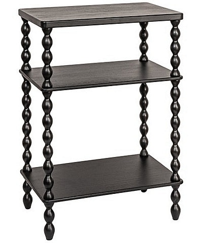 Creative Co Op Bobbin Leg Rectangle Wood Accent Table