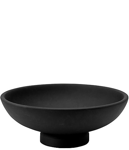 Creative Co Op Mango Wood Footed Bowl