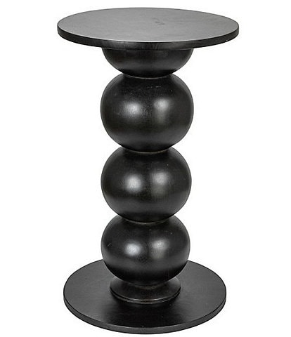 Creative Co Op Round Mango Wood Oversized Bubble Accent End Table