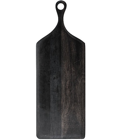 Creative Co Op Tall Acacia Wood Cheese and Cutting Board