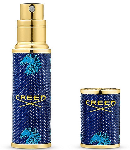 CREED Blue Leather Refillable Travel Fragrance Atomizer