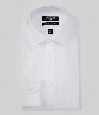 Cremieux Advanced Generation Slim Fit Non-Iron Spread Collar Tonal Stripe Dress Shirt