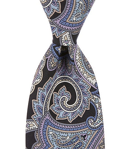 Cremieux Ashby Print Paisley 3 1/8" Woven Silk Tie
