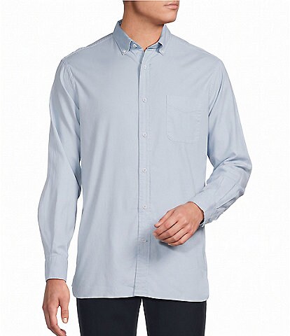 Cremieux Big & Tall Blue Label Solid Oxford Woven Shirt