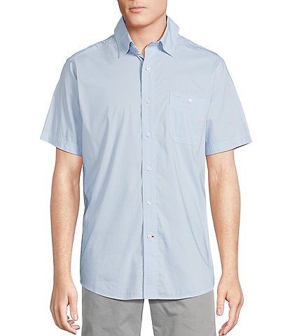 Cremieux Blue Label Big & Tall Performance Stretch Gingham Short Sleeve Woven Shirt