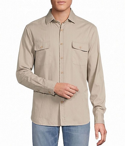 Cremieux Blue Label Big & Tall Solid Woven Shirt