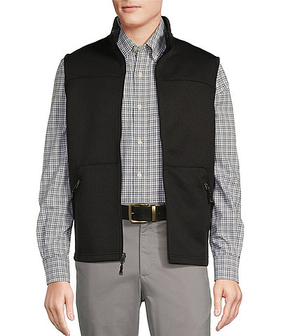 Cremieux Blue Label Big & Tall Textured Knit Vest