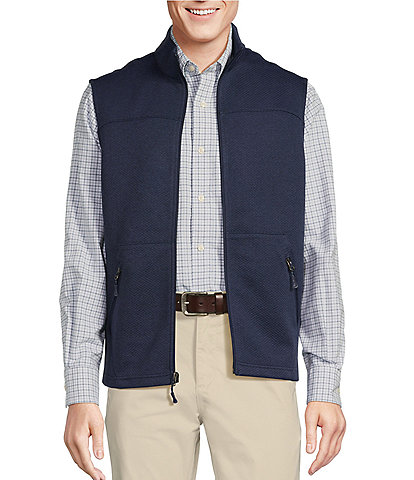 Cremieux Blue Label Big & Tall Textured Knit Vest