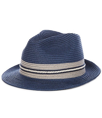 Cremieux Blue Label Braided Rope Fedora Hat