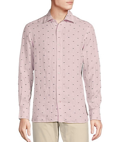 Casual Dusty Pink Printed Shirt - Germi