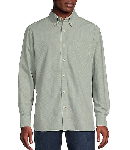 Cremieux Blue Label Check Oxford Long Sleeve Woven Shirt