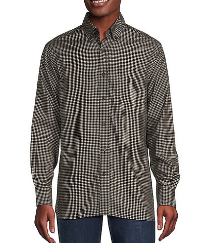 Cremieux Blue Label Check Twill Long-Sleeve Woven Shirt