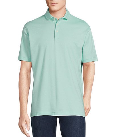 Cremieux Blue Label Classic Fit Cotton Interlock Short Sleeve Polo Shirt