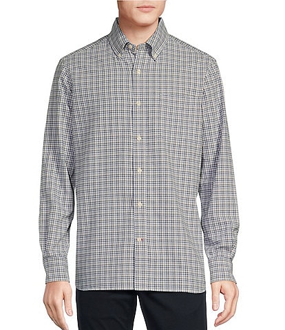 Cremieux Blue Label Classic Fit Plaid Oxford Long Sleeve Woven Shirt