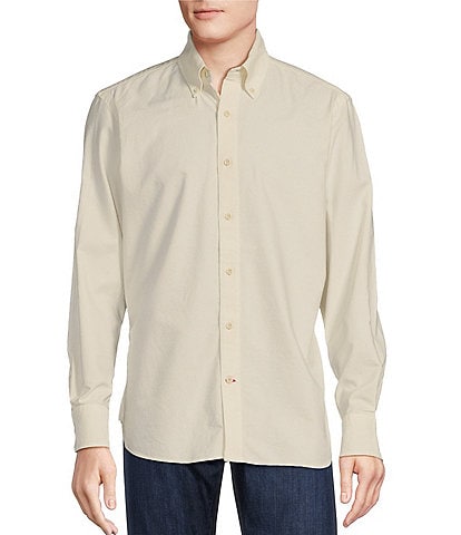 Cremieux Blue Label Classic Fit Solid Oxford Long Sleeve Woven Shirt