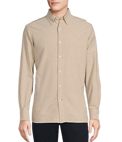 Cremieux Blue Label Classic Fit Solid Oxford Long Sleeve Woven Shirt