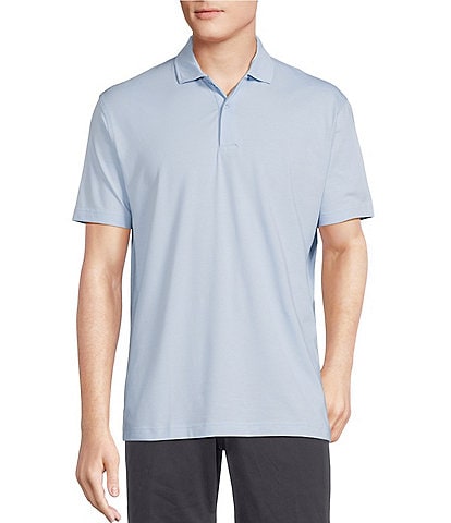 Cremieux Blue Label Classic Fit Stretch Jersey Solid Short Sleeve Polo Shirt