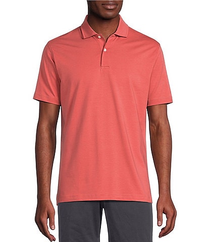 Cremieux Blue Label Classic Fit Stretch Jersey Solid Short Sleeve Polo Shirt