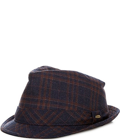 Cremieux Blue Label Classic Plaid Fedora